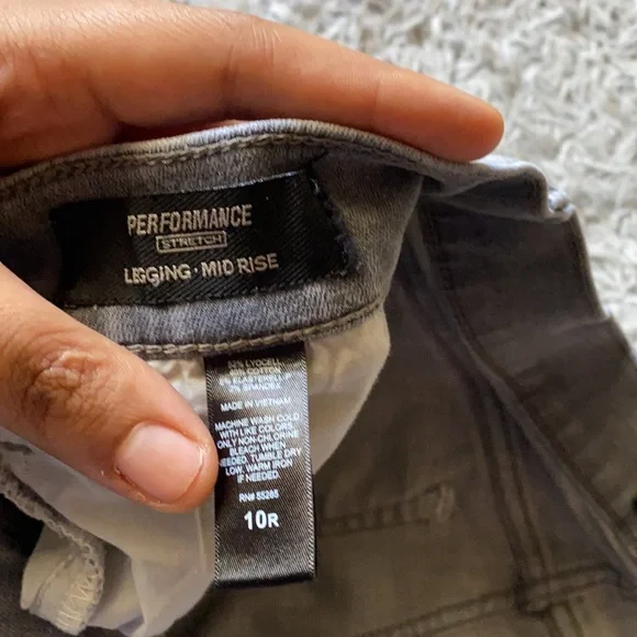 Grey Distressed Jeans - Picture 3 of 3